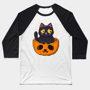 Stay Spooky Black Cat Baseball T-Shirt